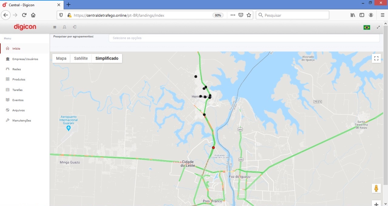 Digicon instala novo Sistema de Controle de Tráfego no Paraguai.