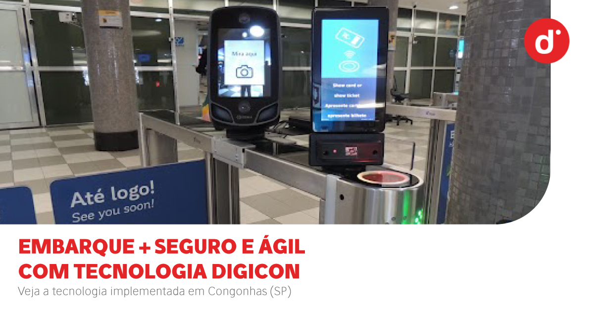 Digicon participa do teste para reconhecimento facial dos tripulantes no aeroporto de Congonhas